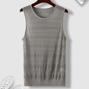 Shein Semi-Sheer Knit Tank